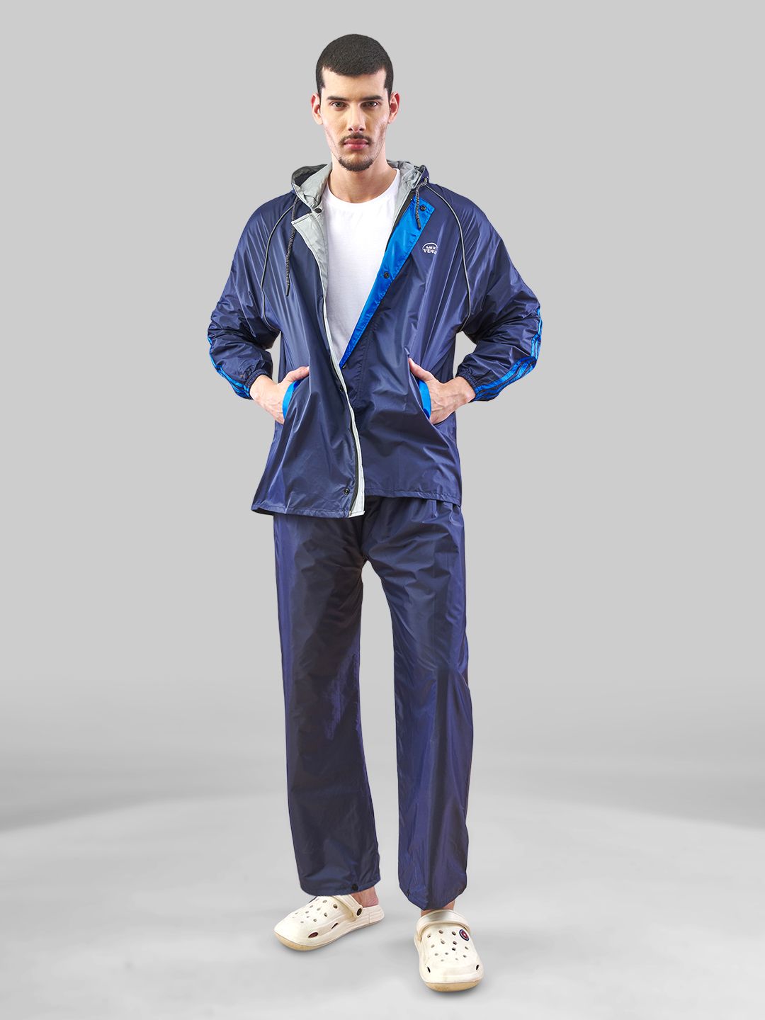 lux venus Solid Men Rain Suit-picture-17