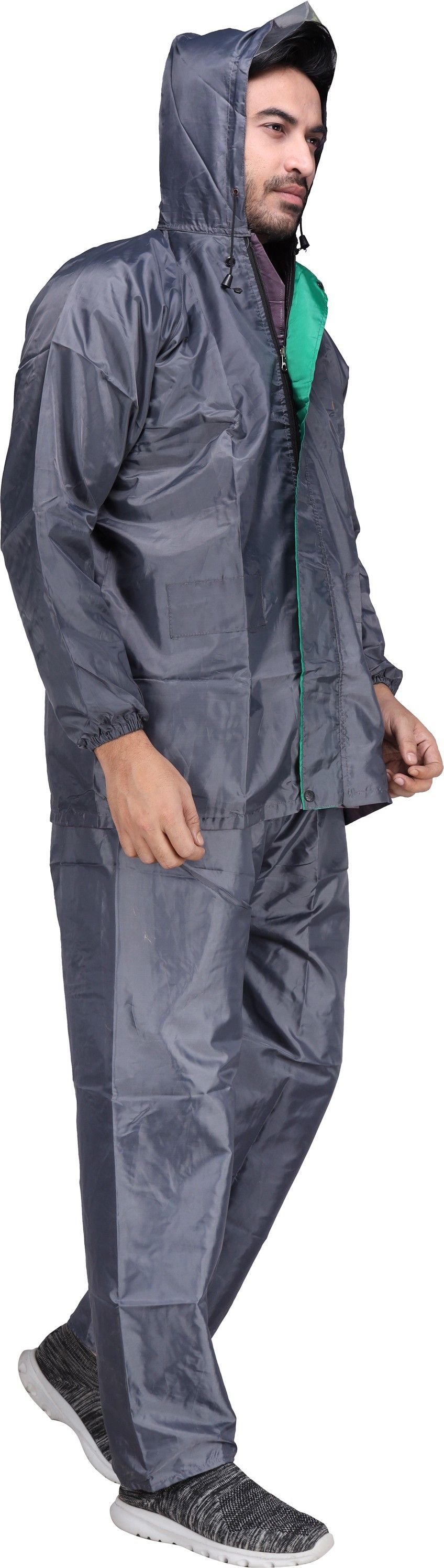 orange Solid Men Raincoat-picture-20
