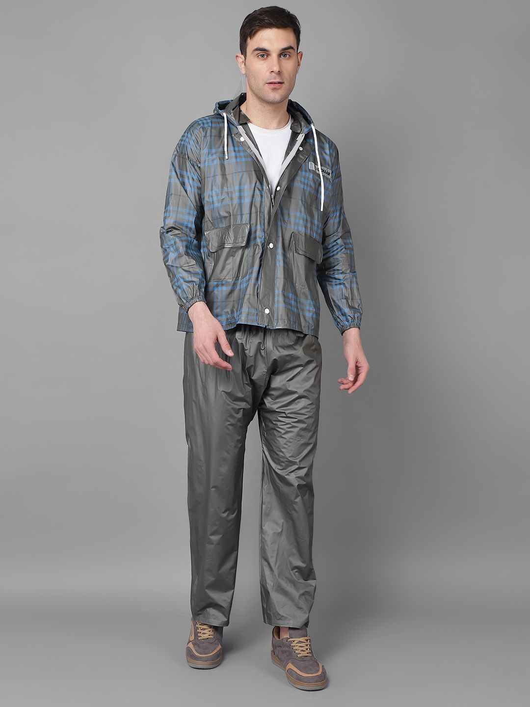 dollar Checkered Men Rain Suit-picture-16