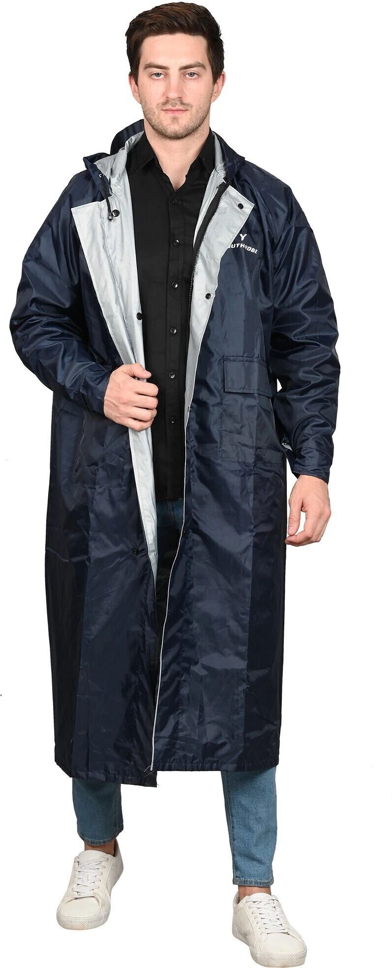 youth robe Solid Men Raincoat-picture-34