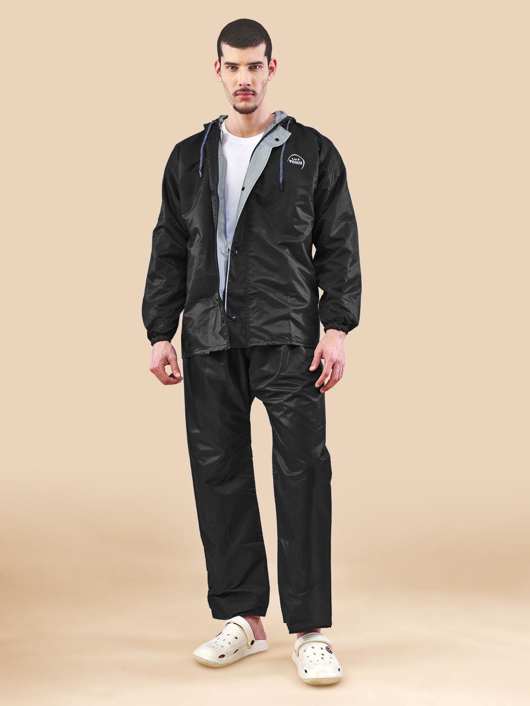 lux venus Solid Men Rain Suit-picture-19