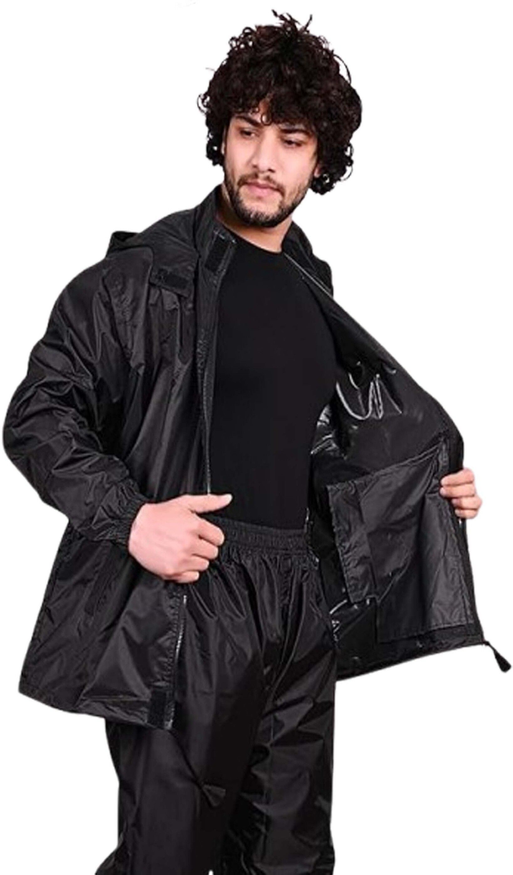 nimoliya trendz Solid Men Raincoat-picture-22