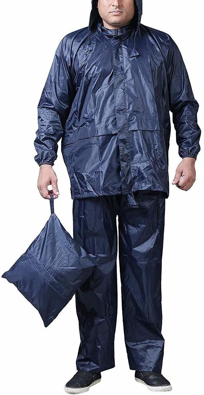 Solid Men Raincoat