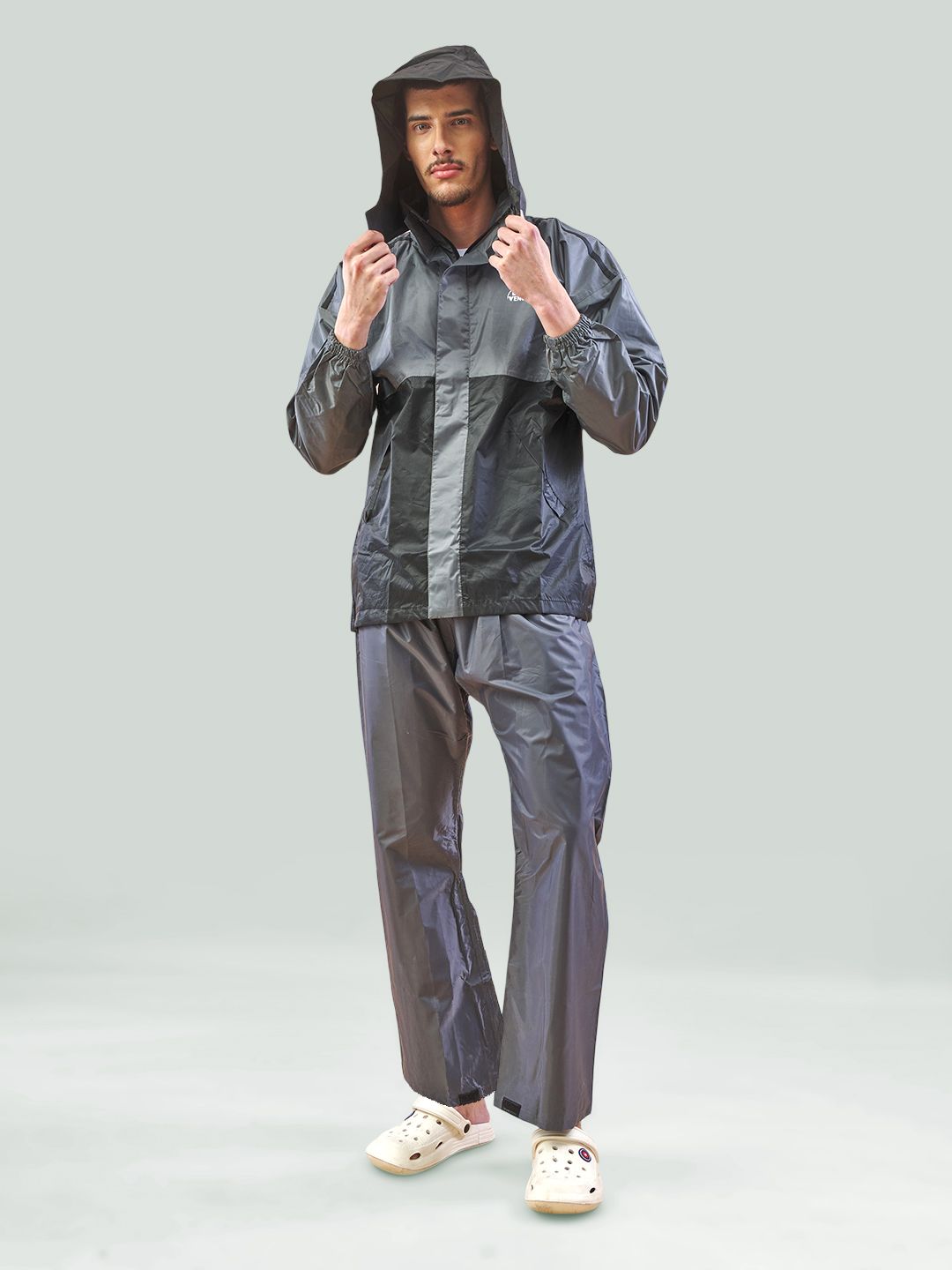lux venus Colorblock Men Rain Suit-picture-16