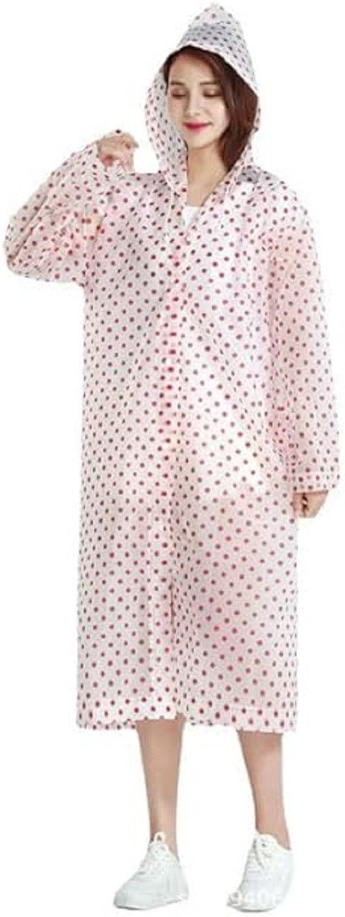 Polka Print Women Rain Suit-image-38