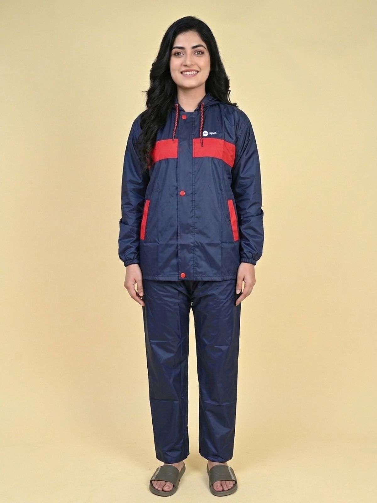 Colorblock Women Rain Suit-image-0