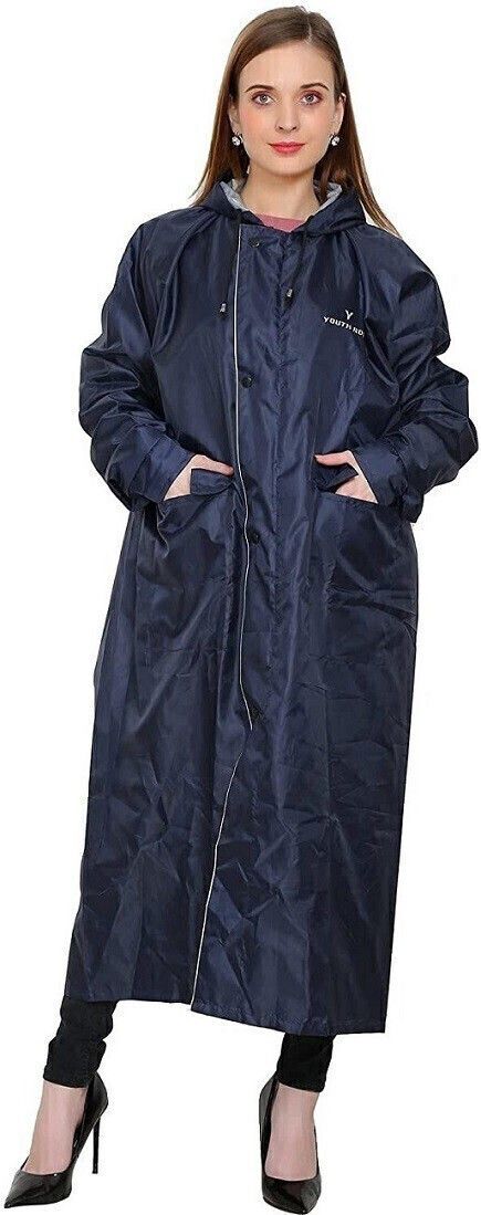 youth robe Solid Women Raincoat-picture-15
