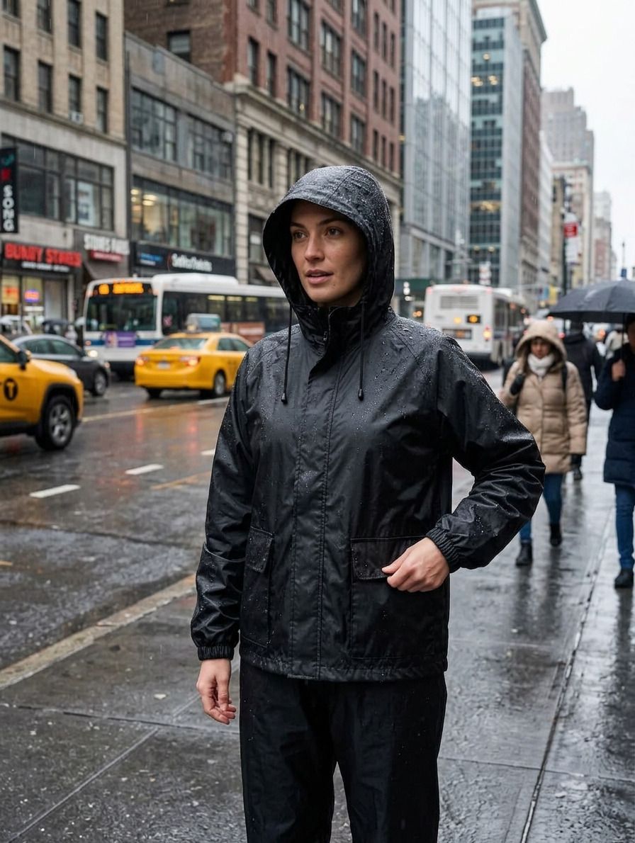justshop Solid Women Rain Suit-picture-20