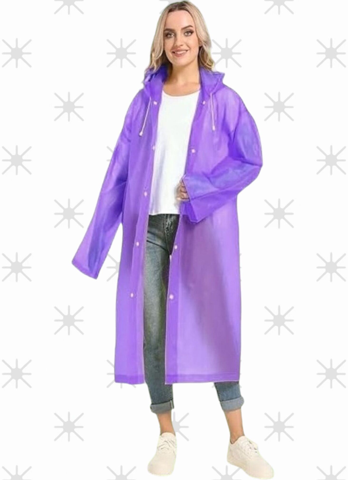 fashionon Solid Women Rain Suit-picture-28