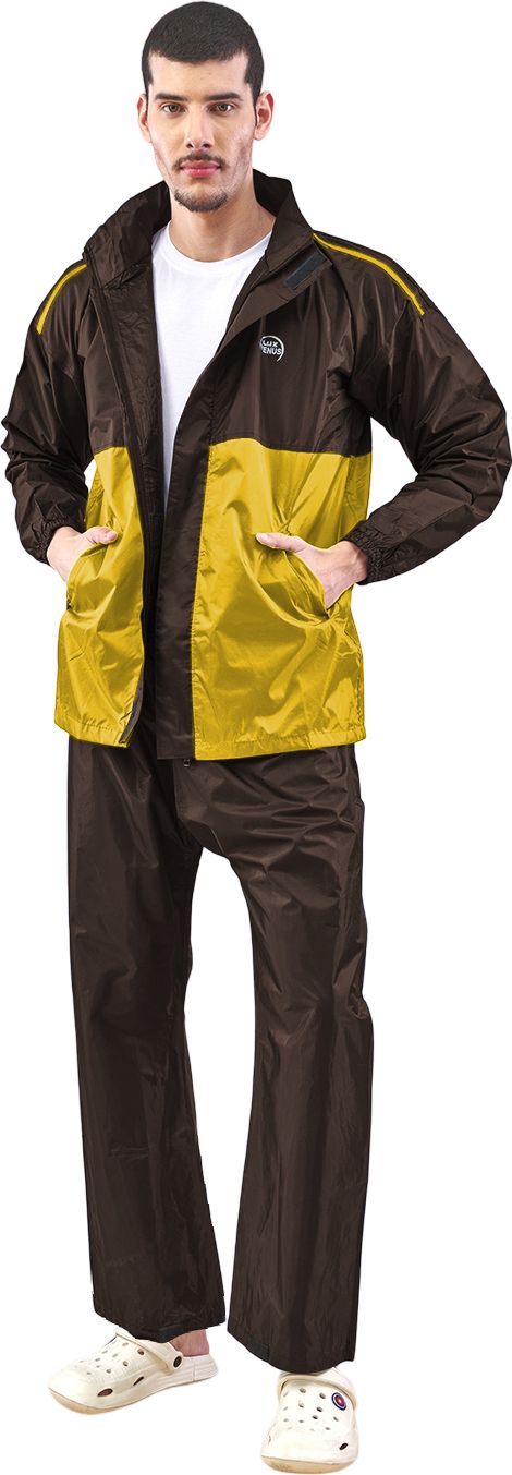 lux venus Colorblock Men Rain Suit-picture-49