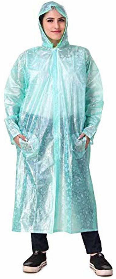 kolva Floral Print Women Rain Suit-picture-13