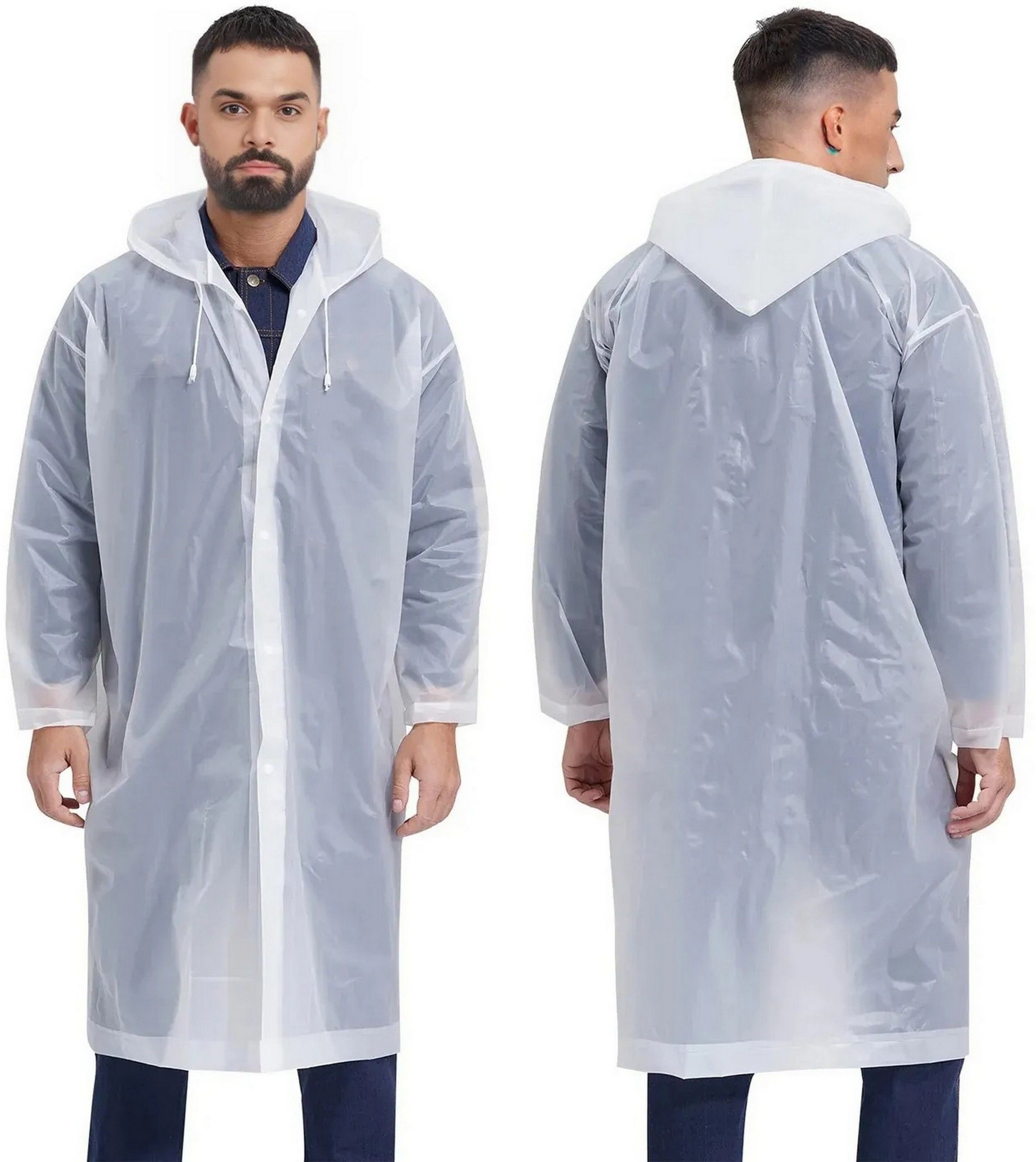 infispace Solid Men Rain Poncho-picture-12