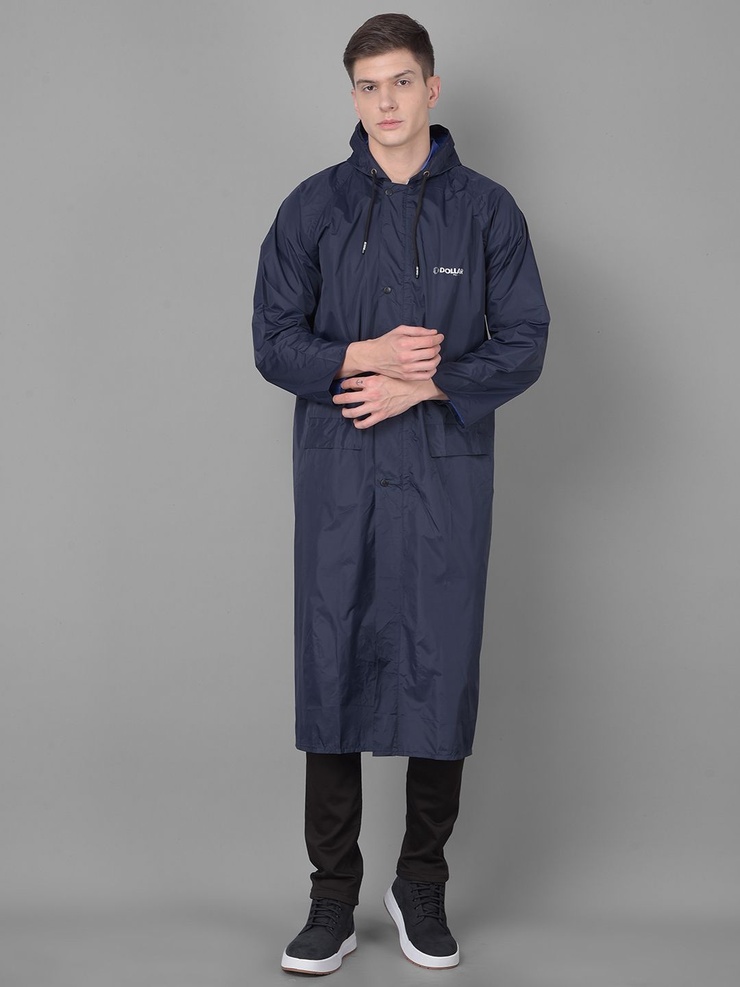 Solid Men Raincoat