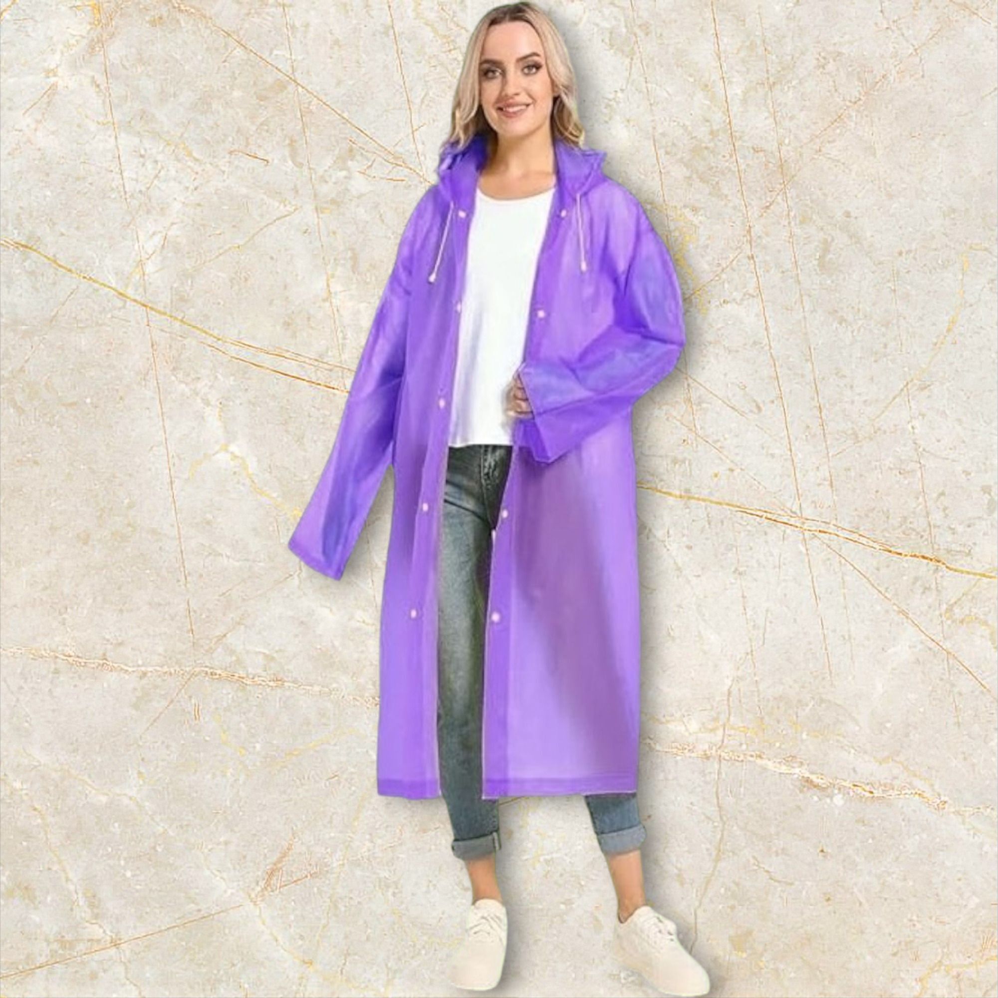 fashionon Solid Women Rain Suit-picture-25