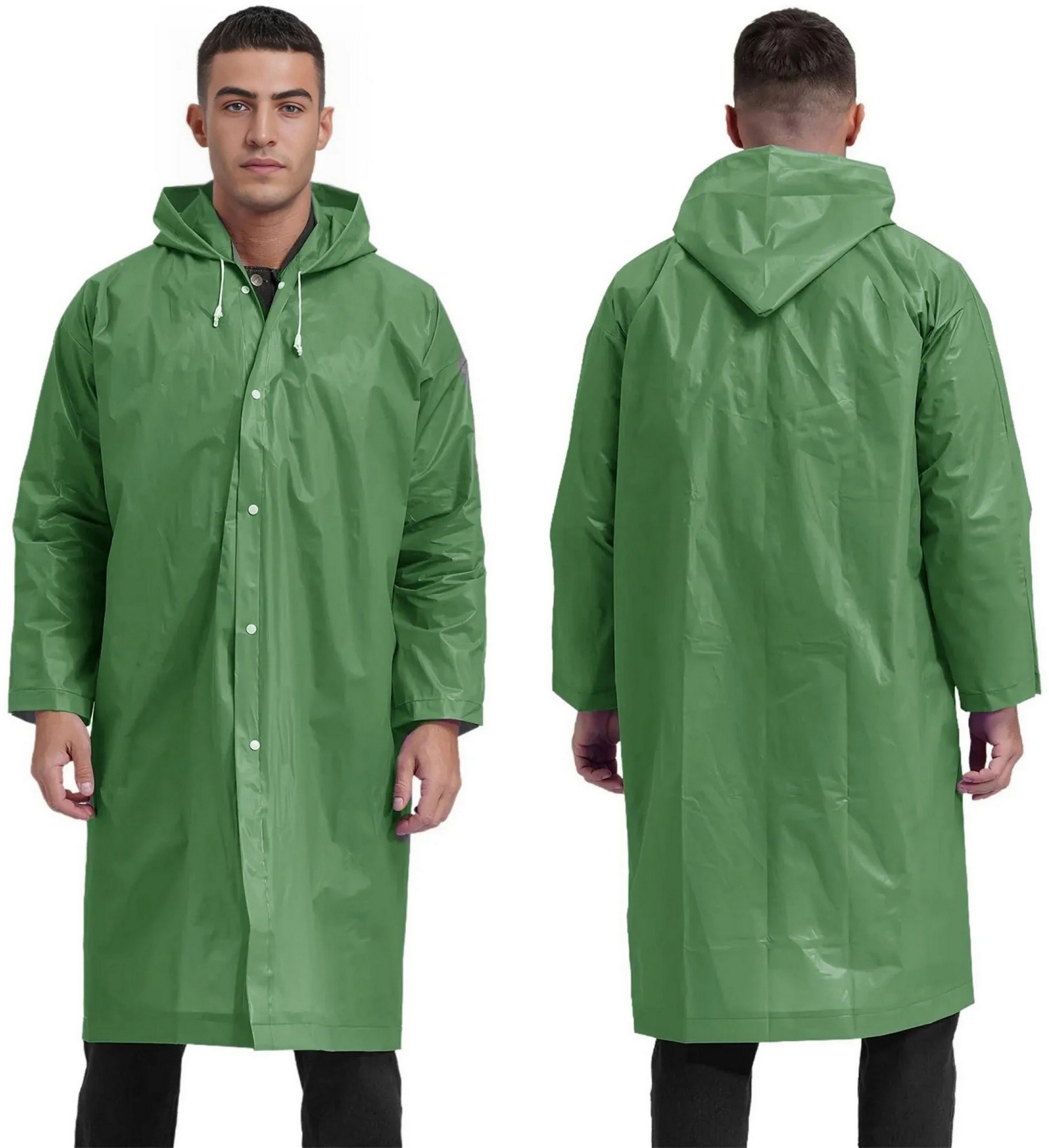 infispace Solid Men Rain Poncho-picture-19