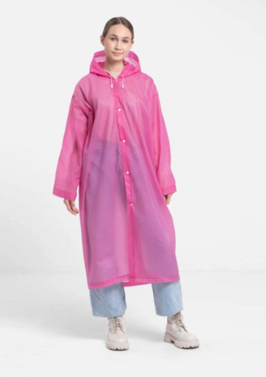frankopolis Solid Women Raincoat-picture-12