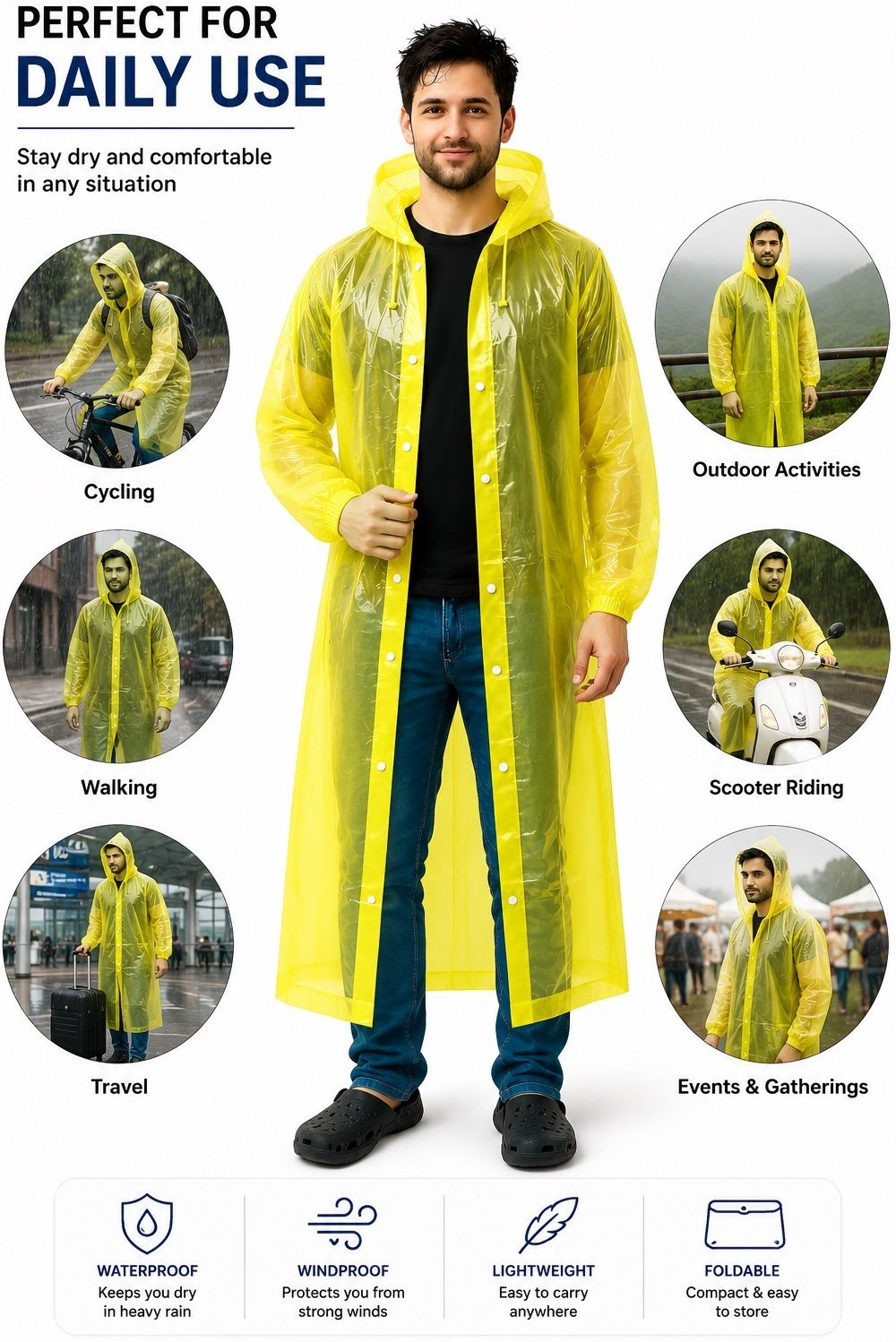 loom legacy Solid Men Raincoat-picture-41