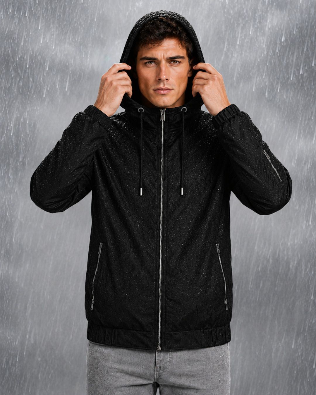 iandt Solid Men Raincoat-picture-20
