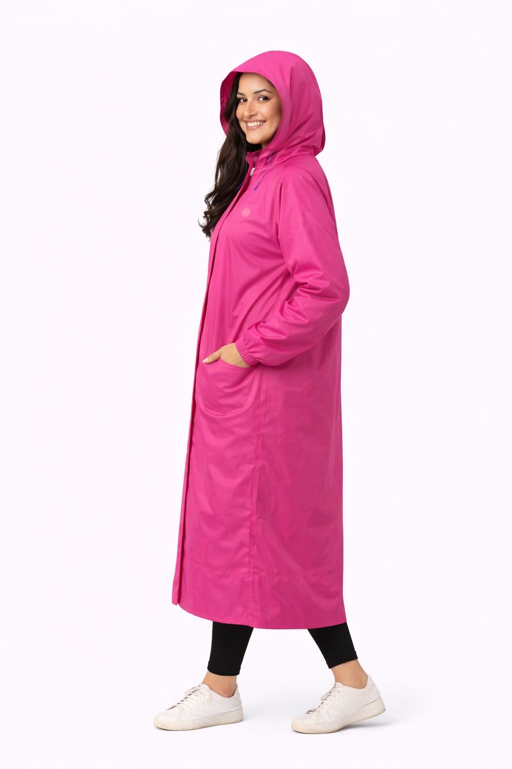 rainshower Solid Women Raincoat-picture-31