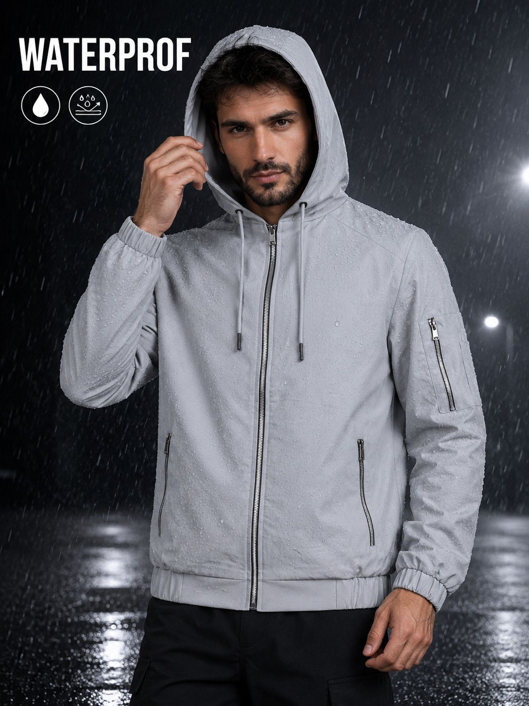 caraba Solid Men Raincoat-picture-46