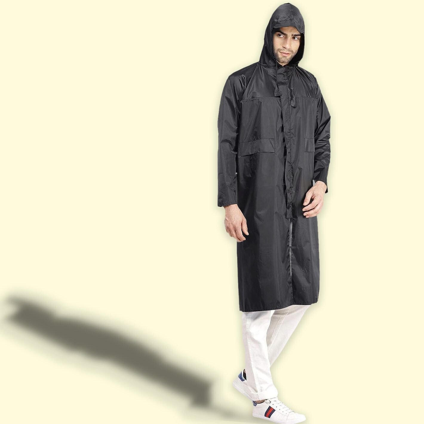 the dezin stiching Solid Men Raincoat-picture-46