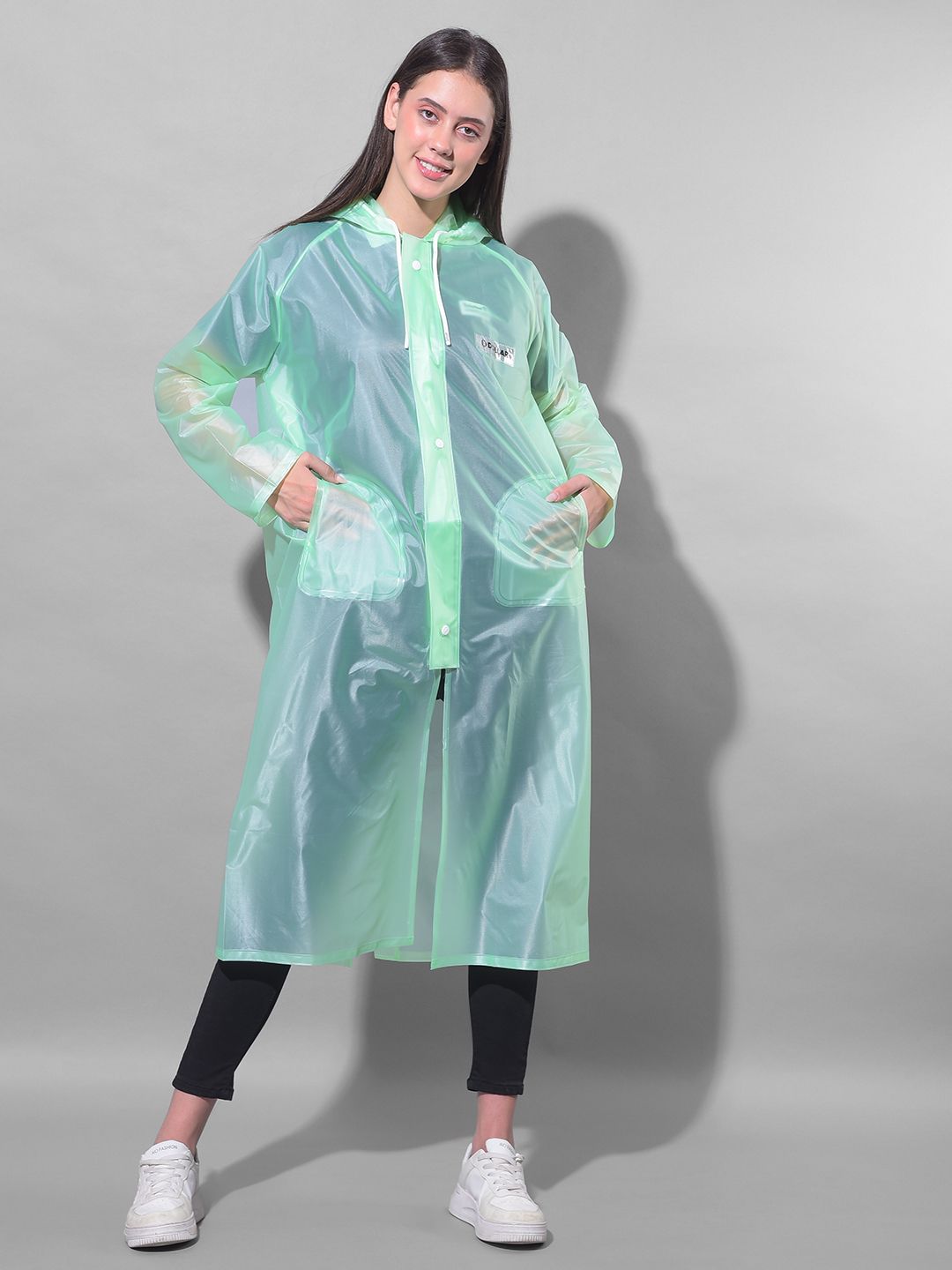 dollar Solid Women Raincoat-picture-26