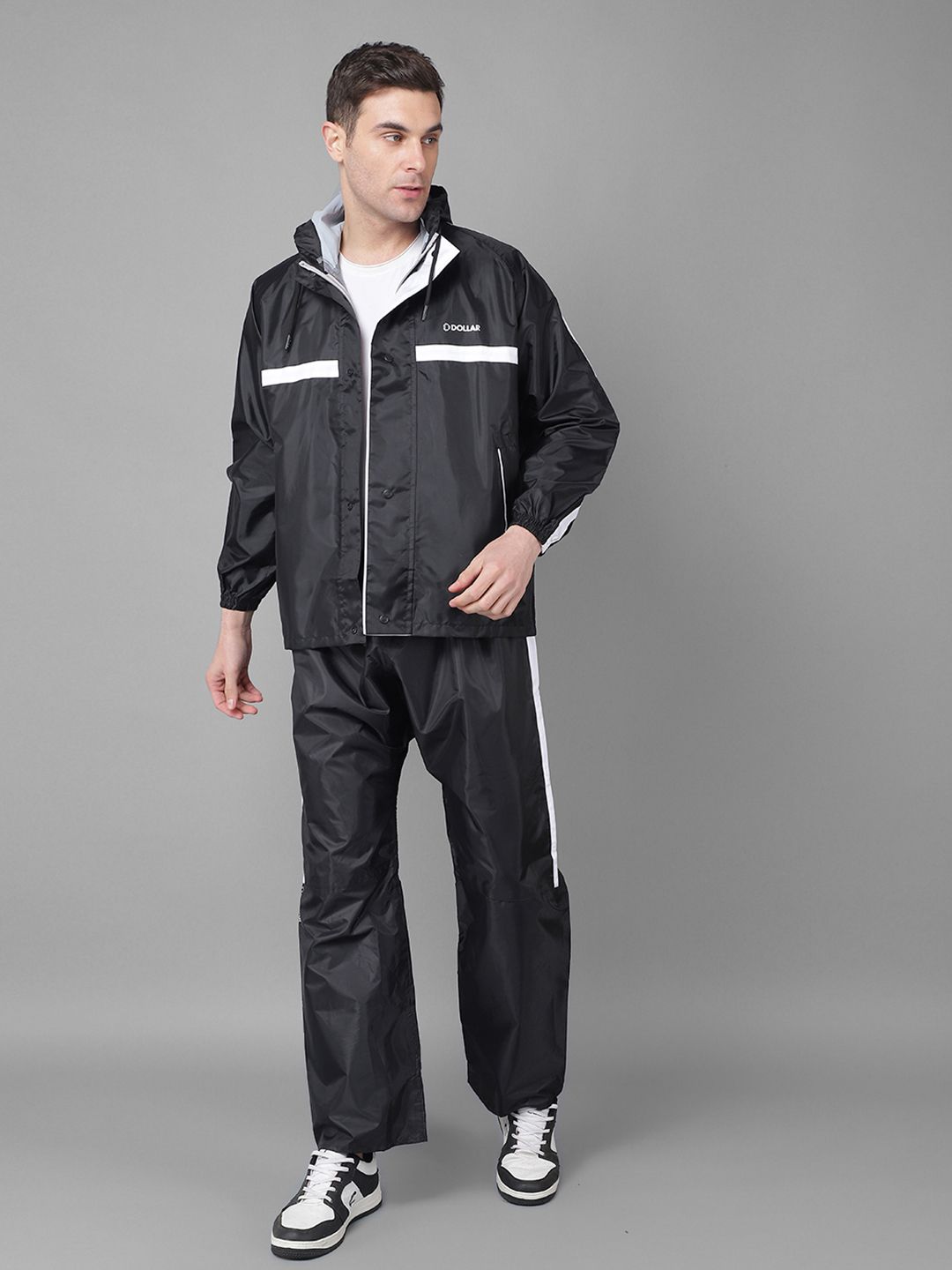dollar Colorblock Men Rain Suit-picture-10