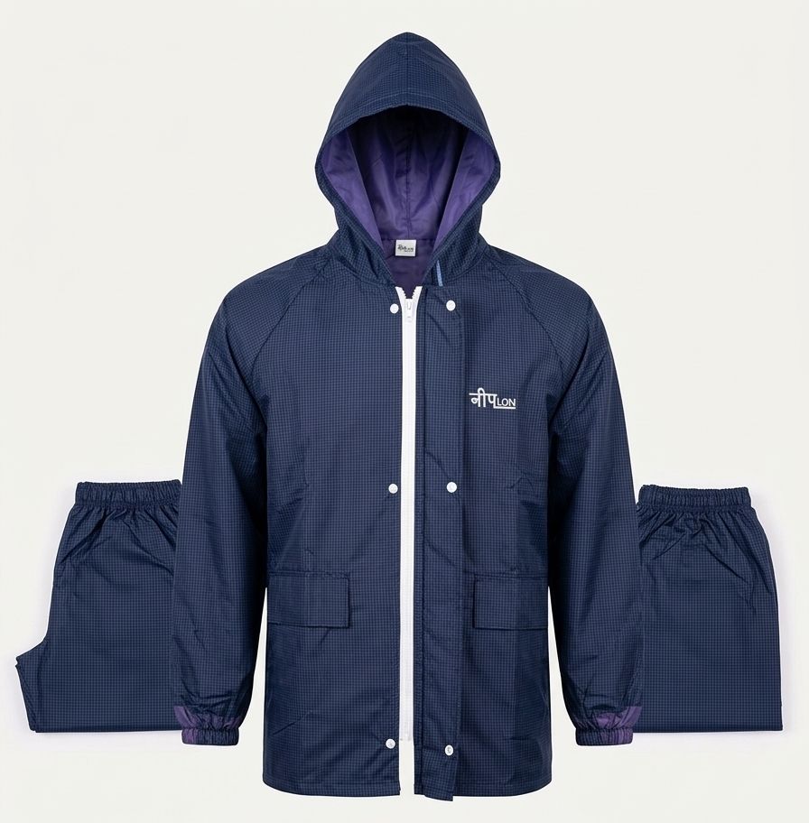 jeeplon Checkered Men Rain Suit-picture-44