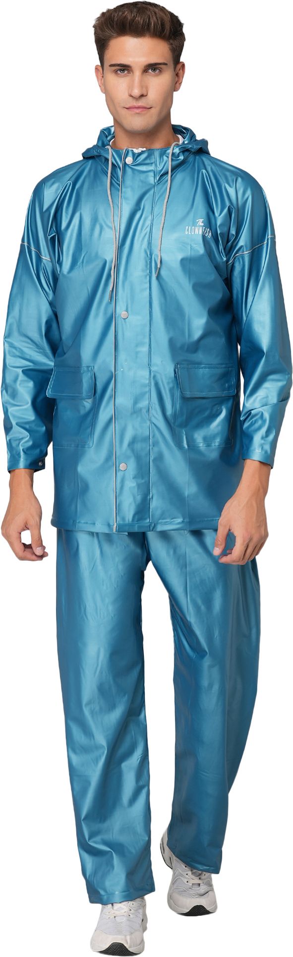 the clownfish Solid Men Rain Suit-picture-27