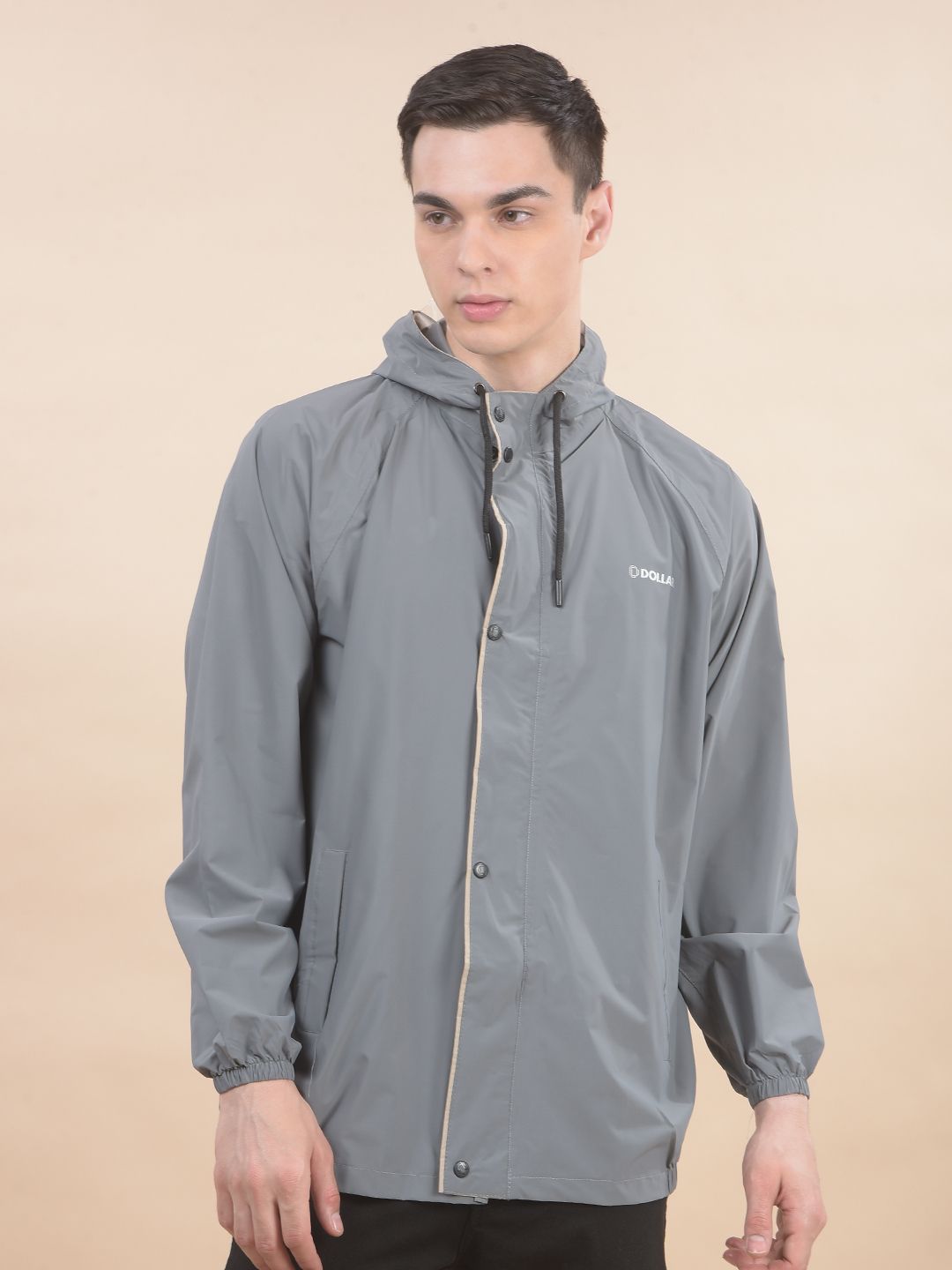 dollar Solid Men Raincoat-picture-25