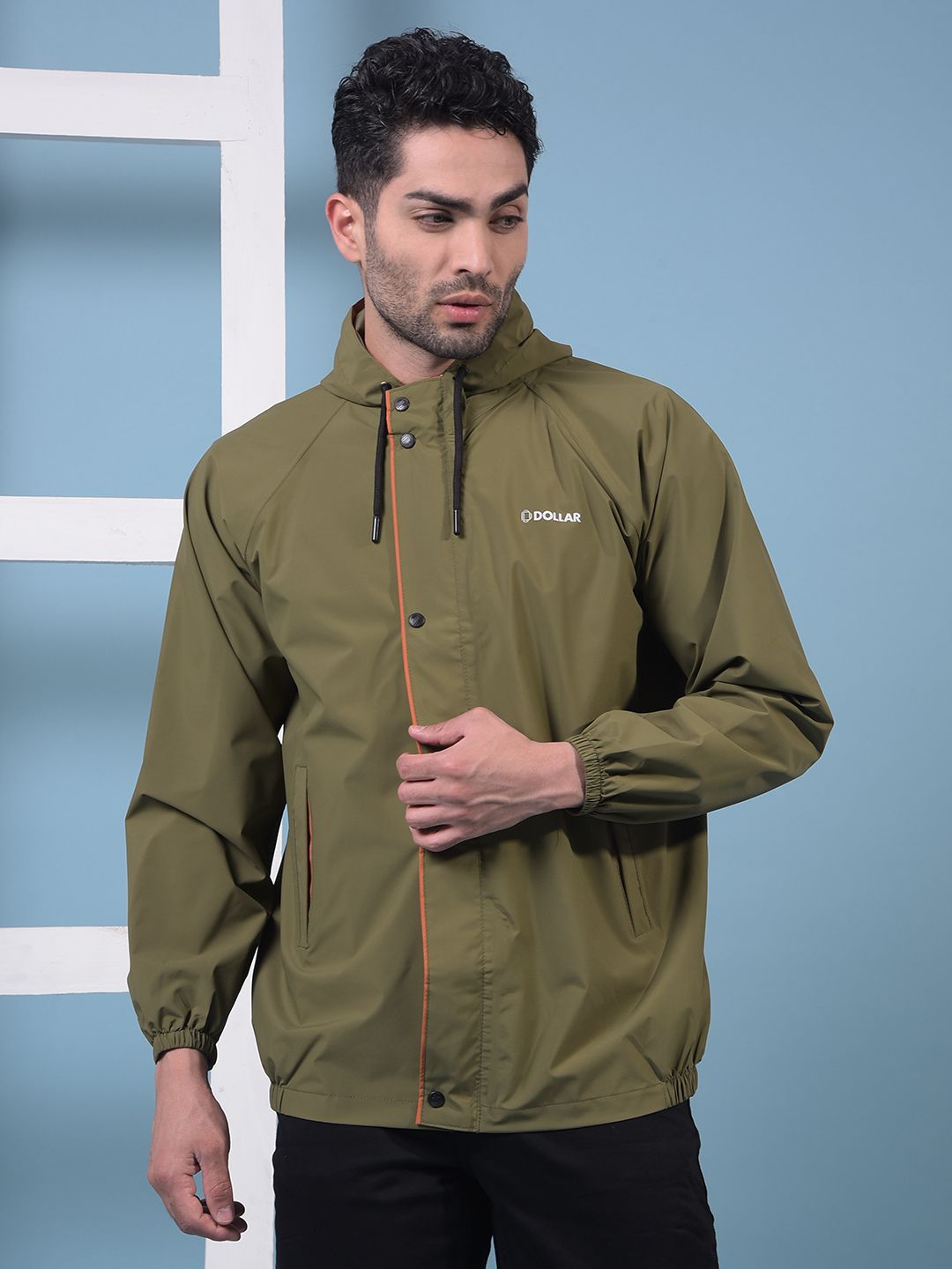 dollar Solid Men Raincoat-picture-15