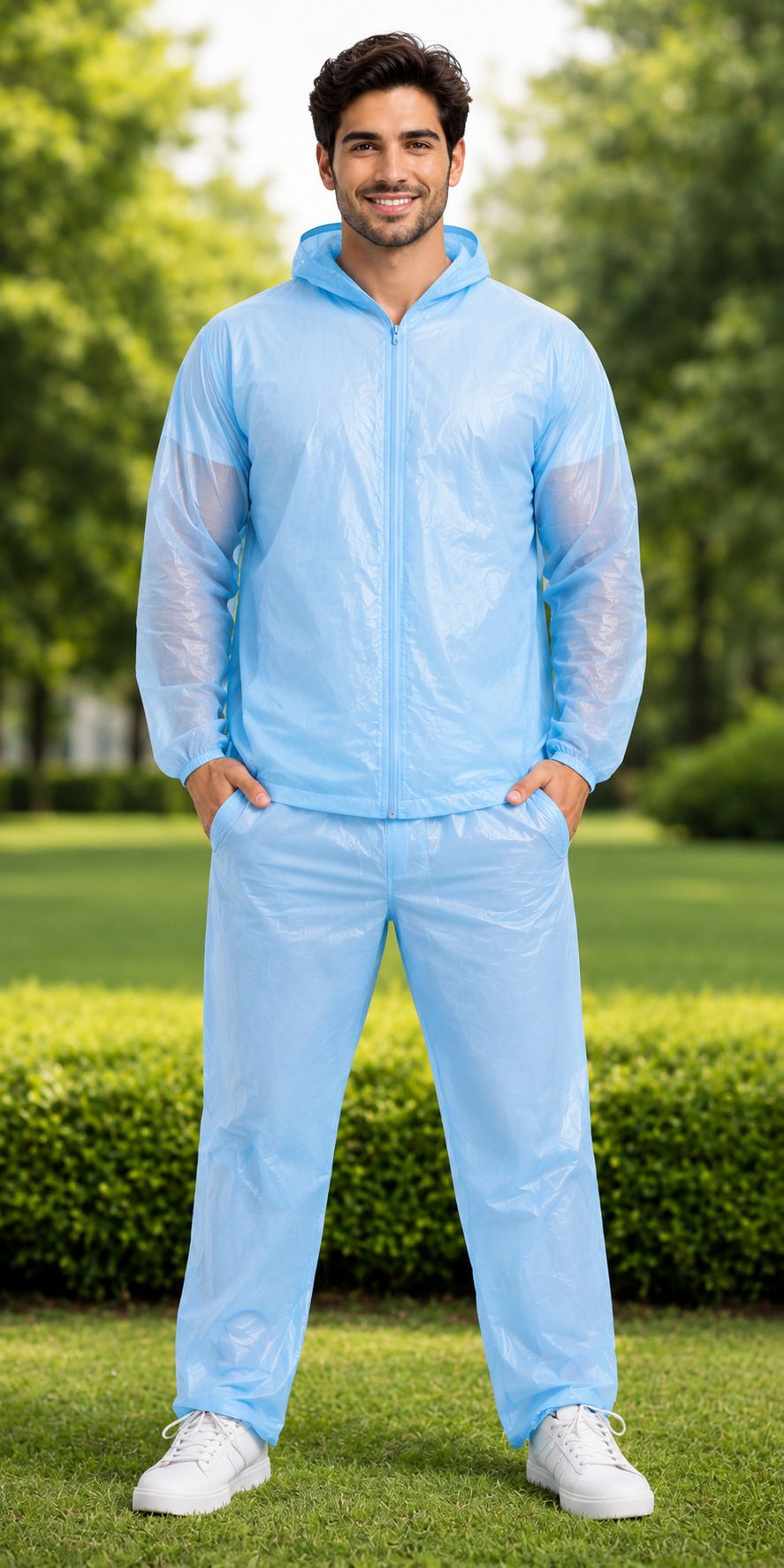 Solid Men Raincoat-image-46