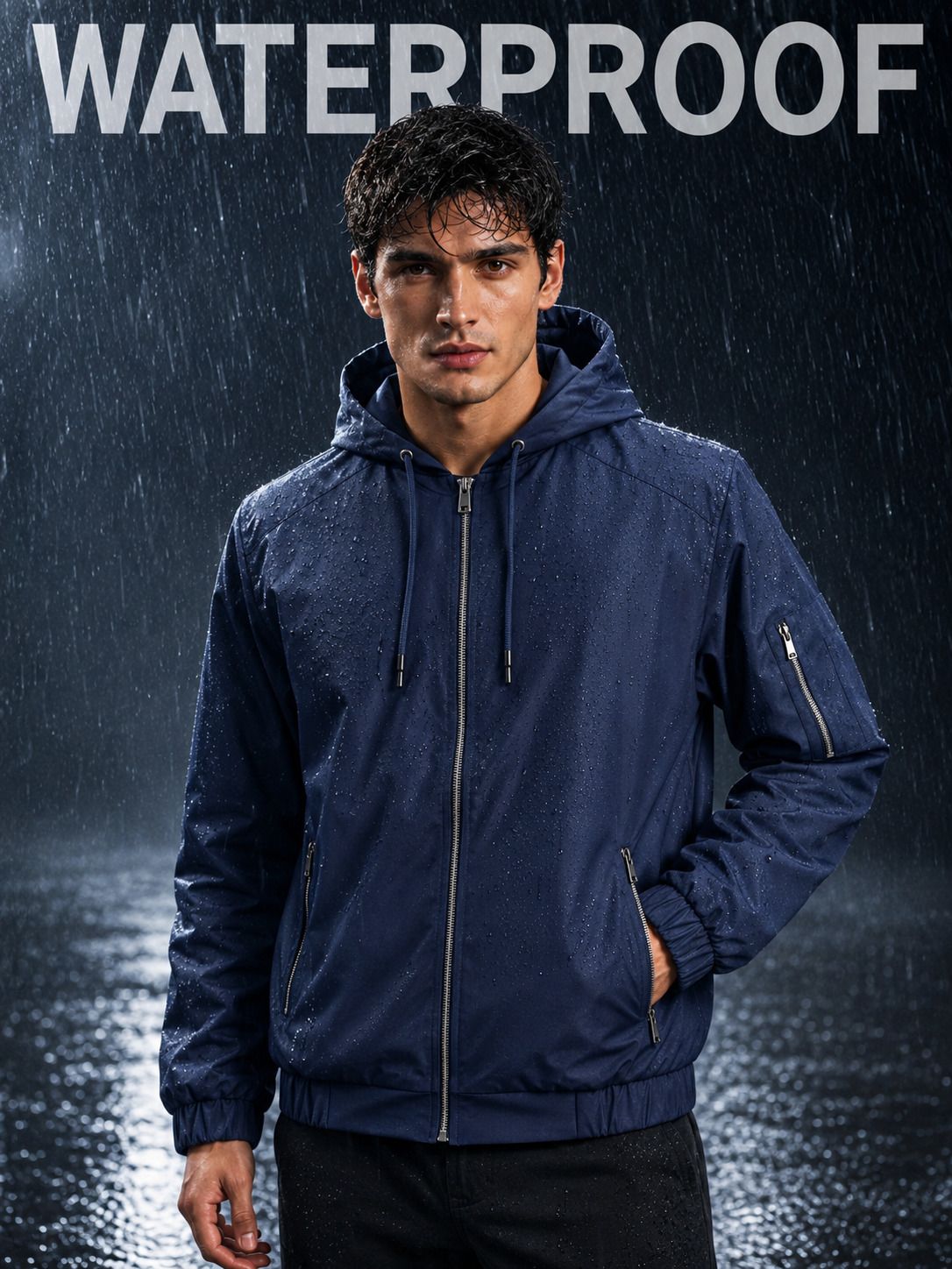 caraba Solid Men Raincoat-picture-42