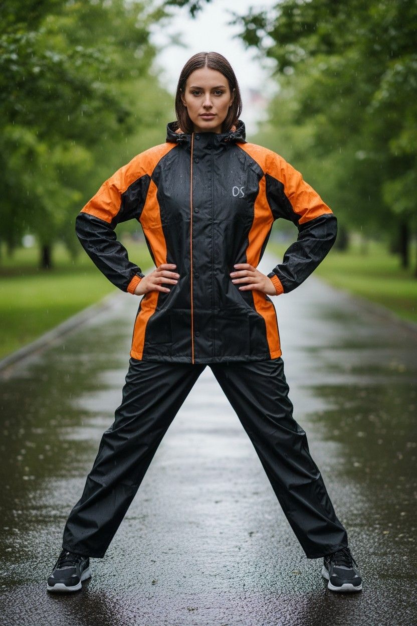 os rainwear Colorblock Women Raincoat-picture-26