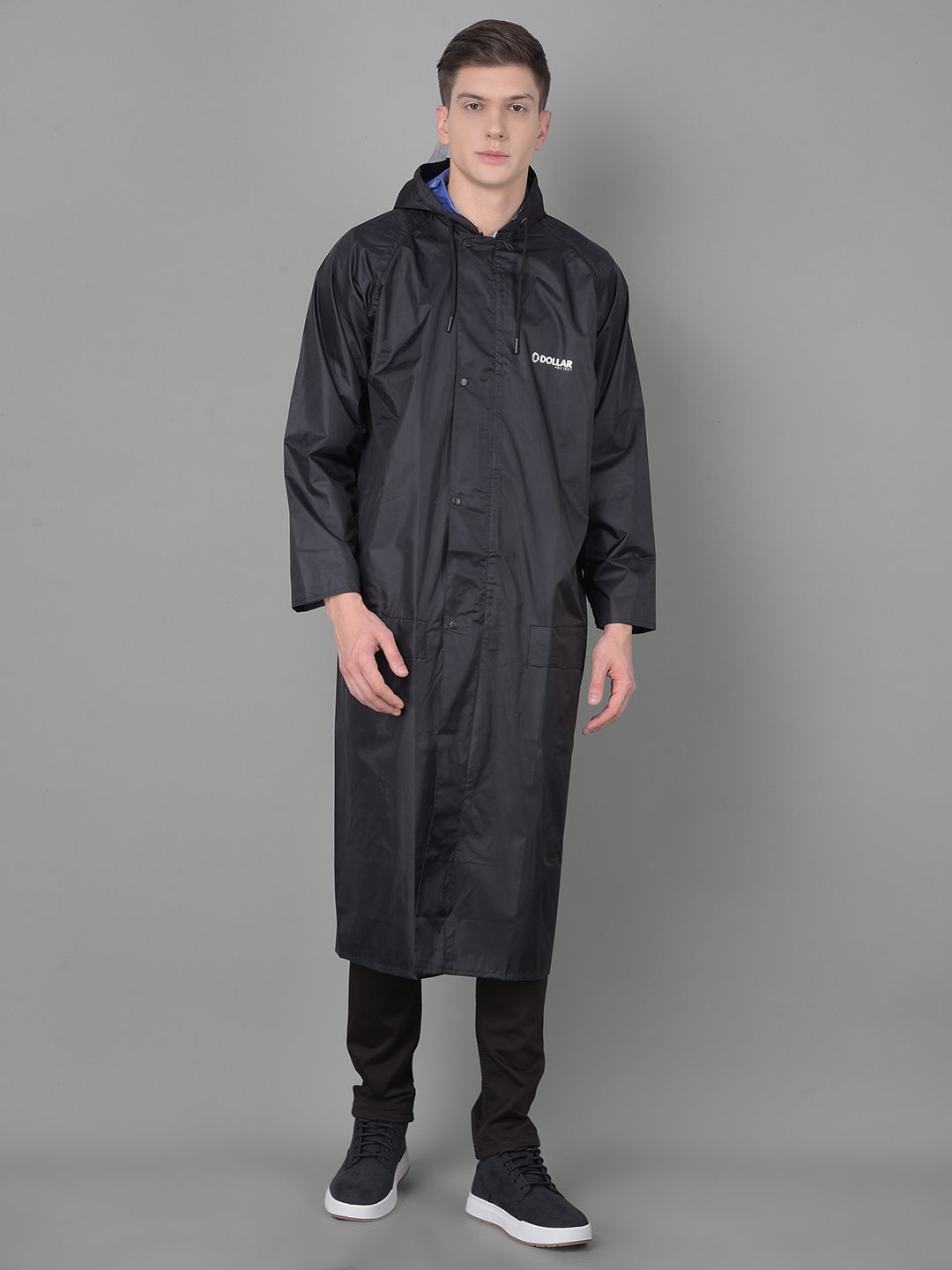 dollar Solid Men Raincoat-picture-27