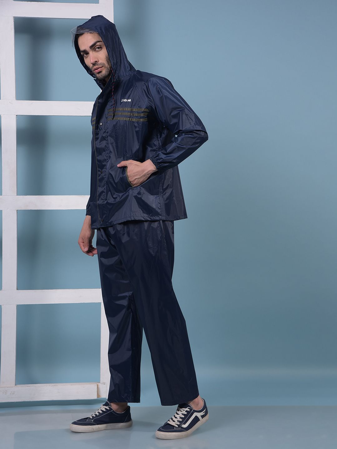 dollar Striped Men Rain Suit-picture-20