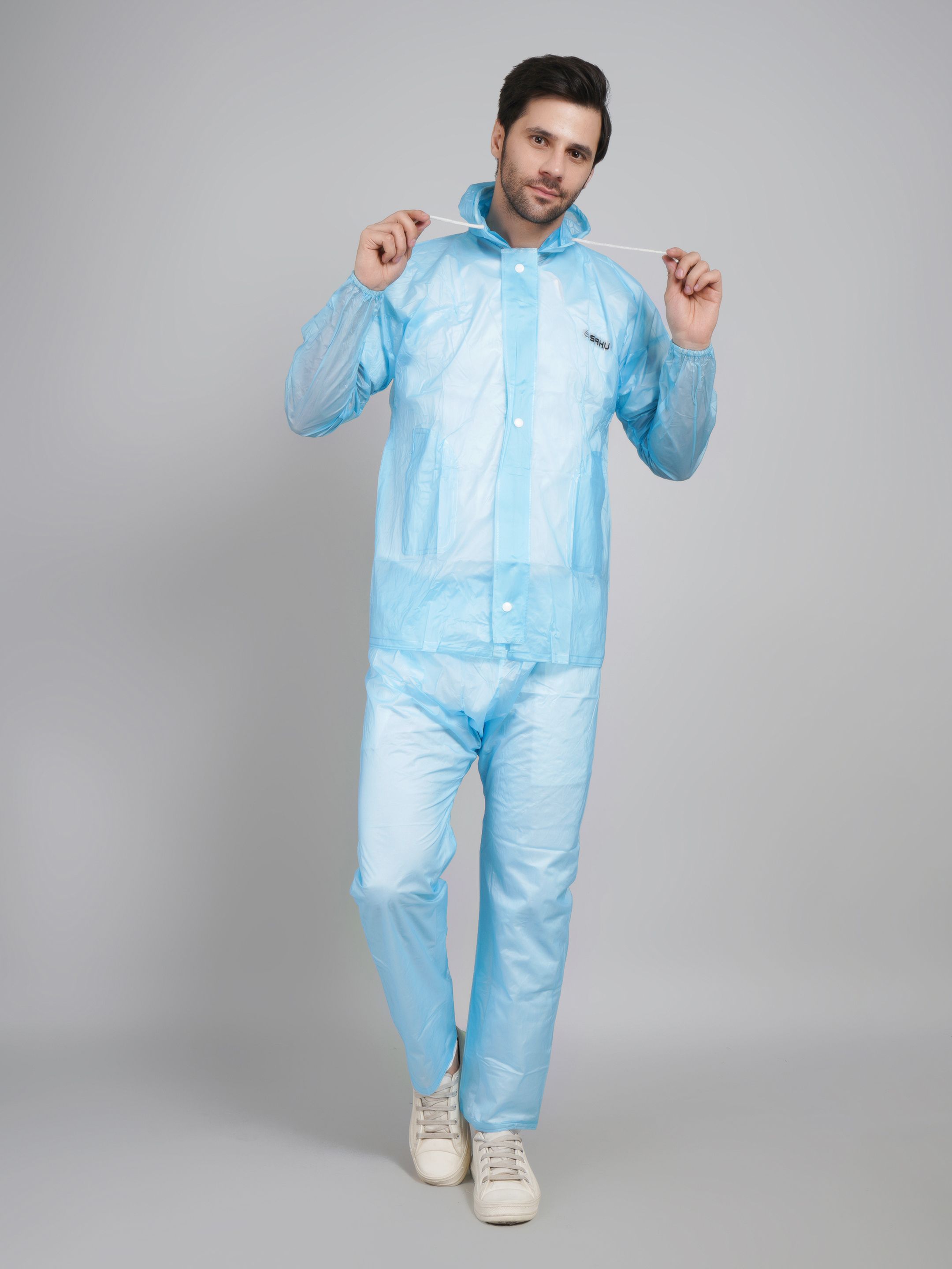sindon Solid Men Raincoat-picture-19