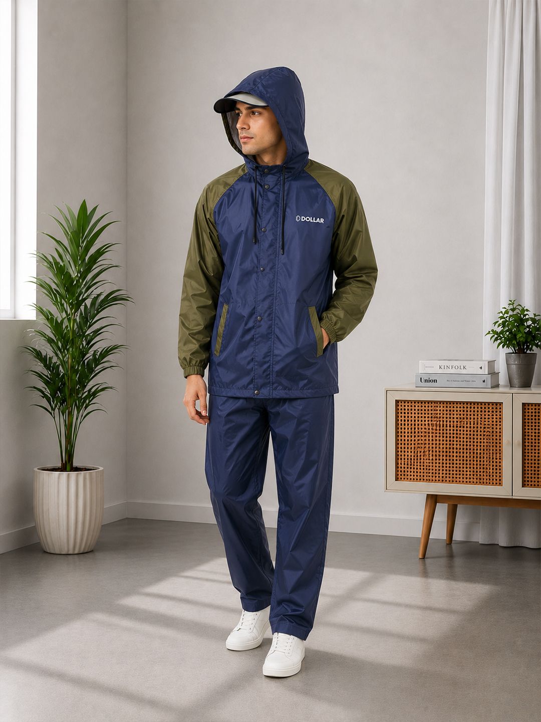 dollar Solid Men Rain Suit-picture-12