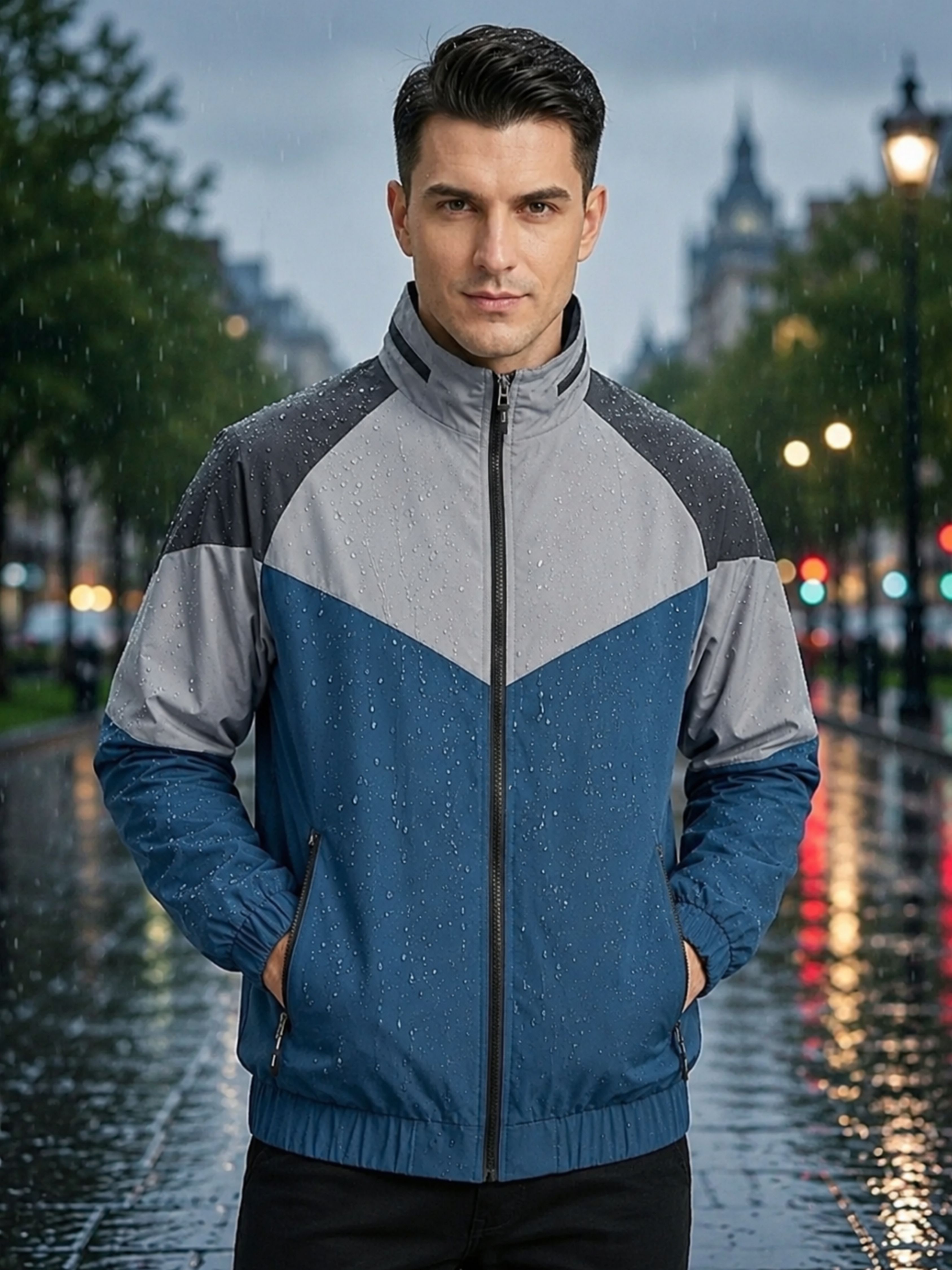 mia fashion Colorblock Men Rain Card-picture-28