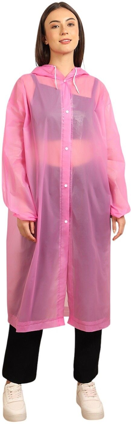 Solid Women Rain Poncho
