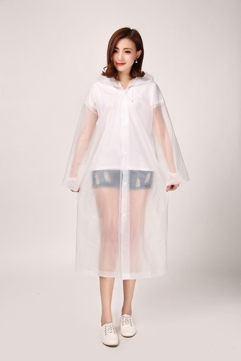firmed string Solid Women Raincoat-picture-22