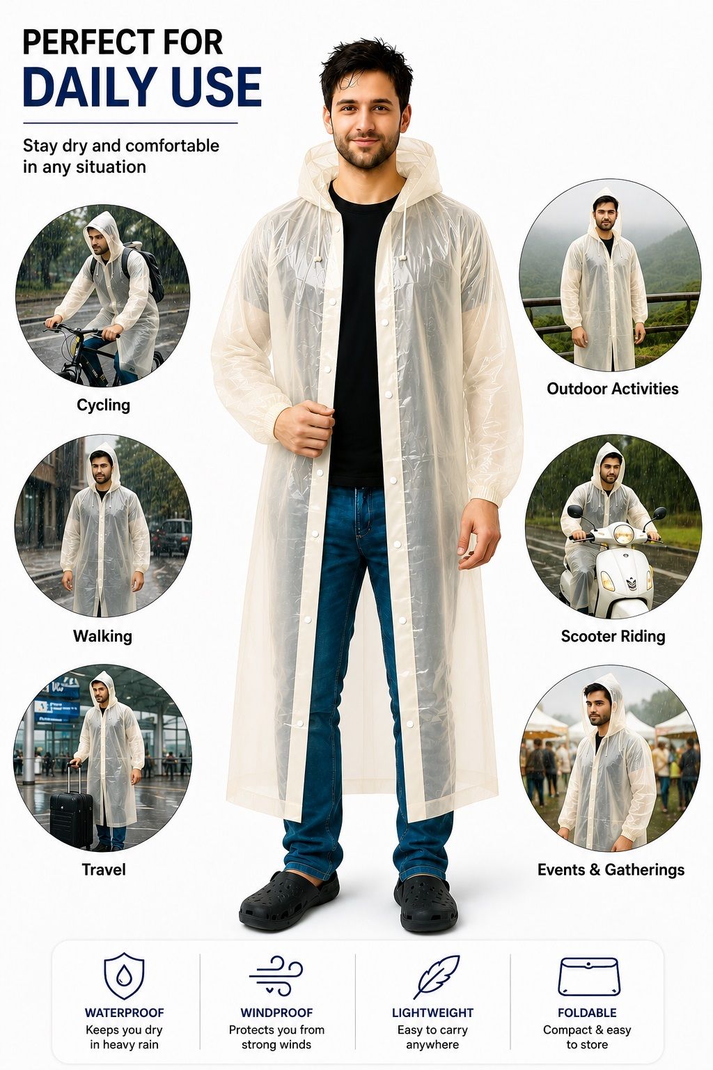 loom legacy Solid Men Raincoat-picture-40
