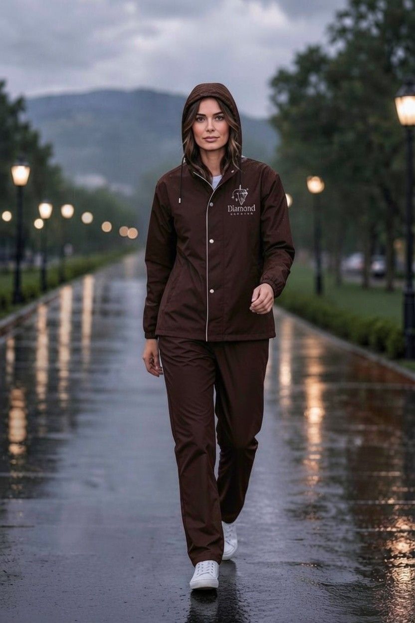 gratitude rock Graphic Print Women Rain Suit-picture-18