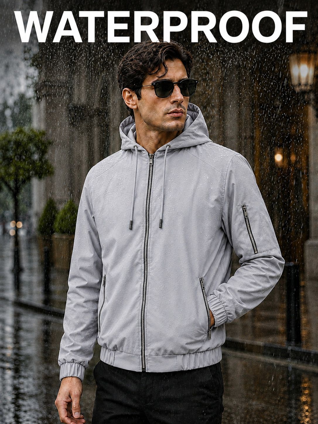 caraba Solid Men Raincoat-picture-23