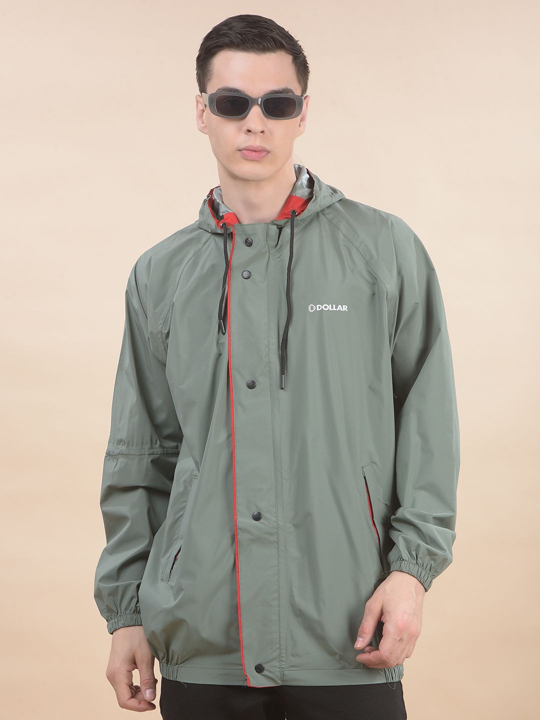 dollar Solid Men Raincoat-picture-24