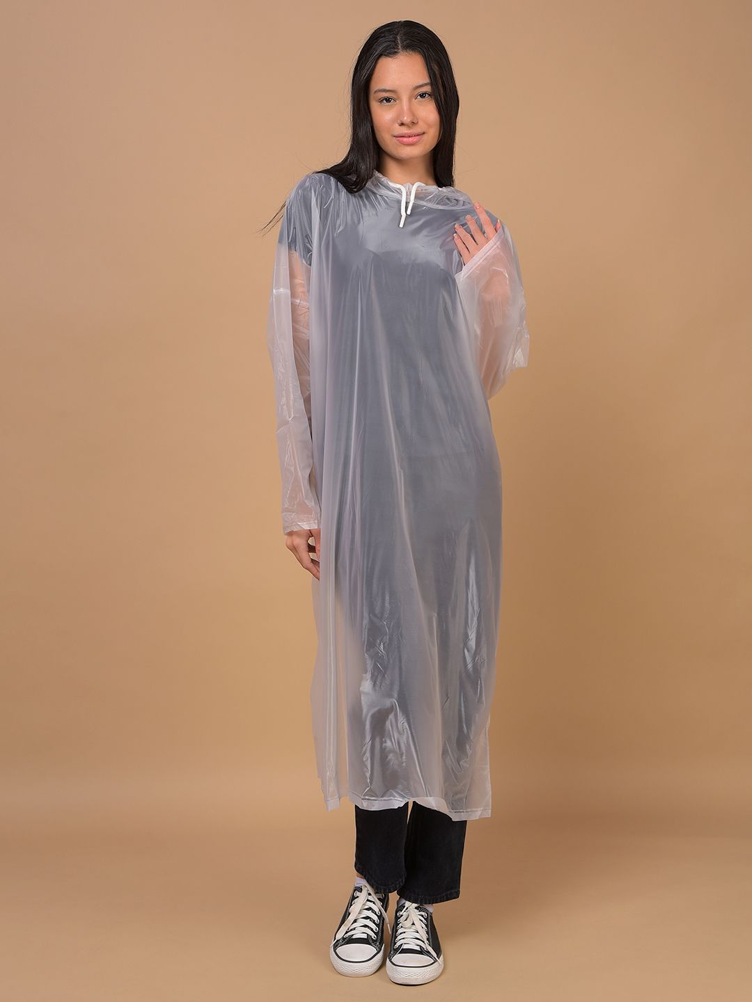 Solid Women Raincoat
