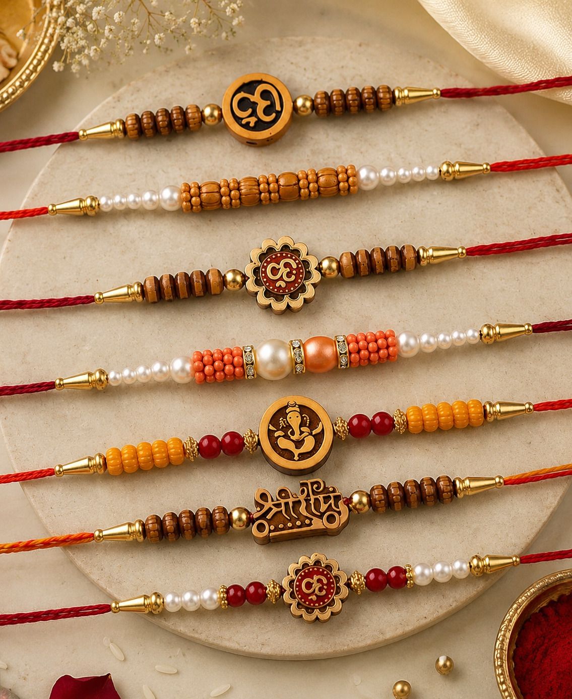 Thread Rakhi for brother | rakhi for bhai | Mauli Thread Rakhi Set-image-45
