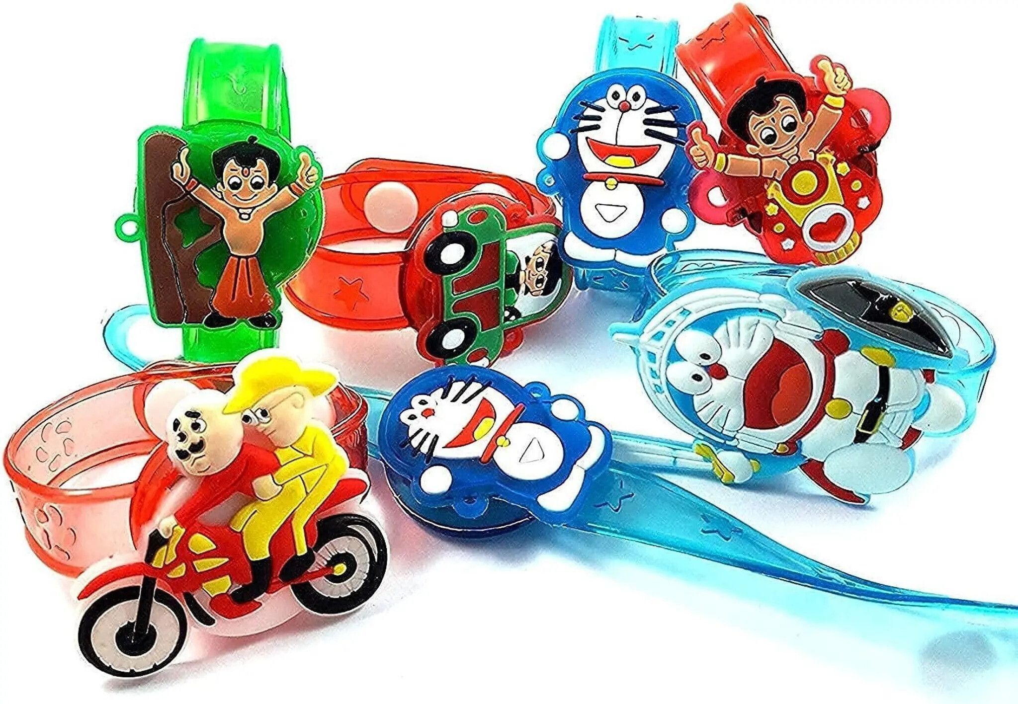 Kids L07-KIDS LIGHT RAKHI (PACK OF 7) Plastic (PVC) Rakhi, Greeting Card, Chawal Roli Pack Set-image-36