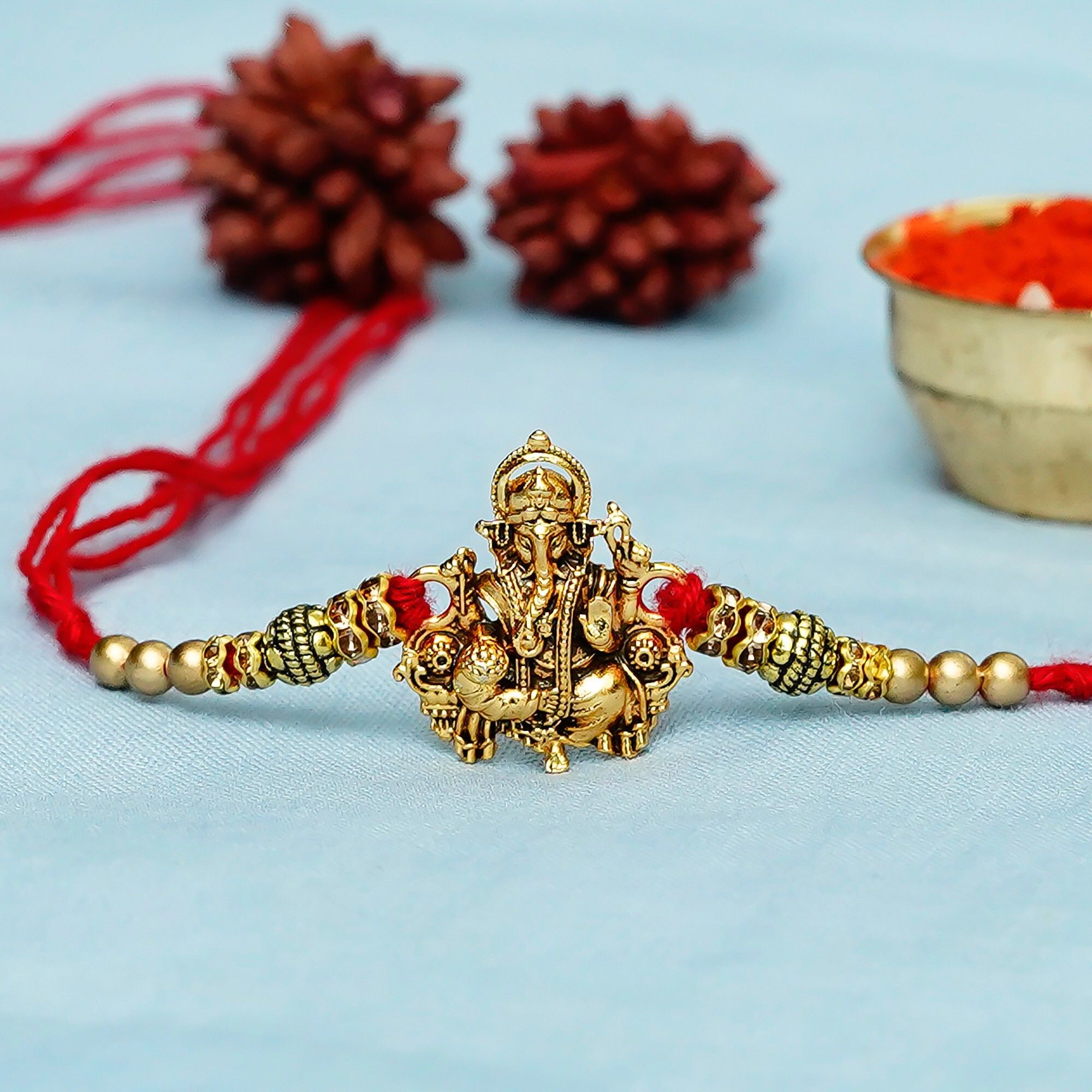 Designer D882P6 Assorted RakhiSet-image-47