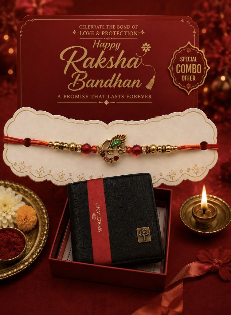 kghe Designer 7472843 Assorted Greeting Card, Chawal Roli Pack, Rakhi, Wallet Set-picture-34